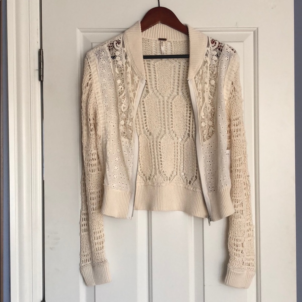 Free people sweater jacket